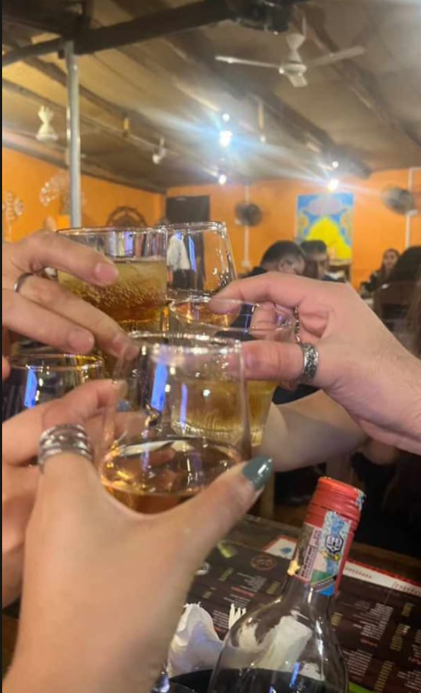 Cheers shot!